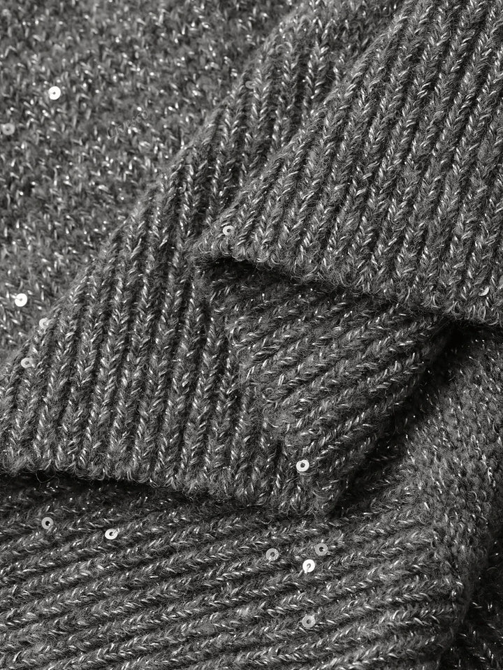 Amarisse | het parelgrijze truitje vol subtiele verfijning