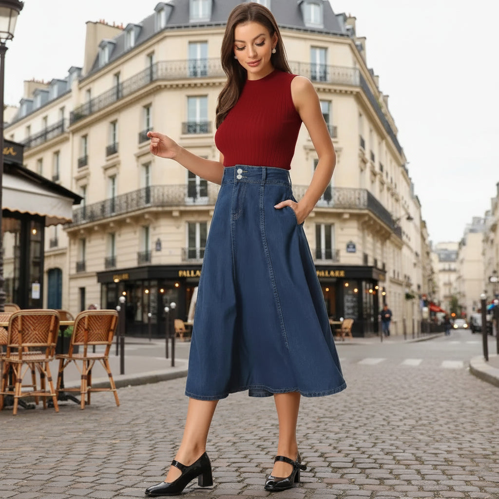 Jupe en Jean | Denim rok