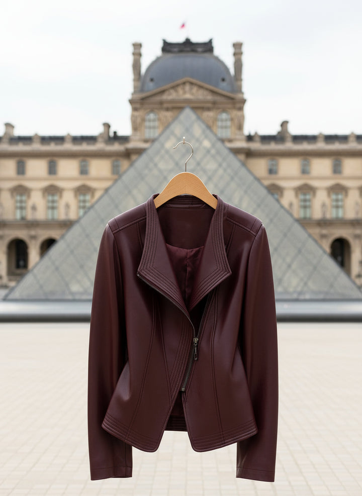 Solange |  Leren jas met een rebel edge