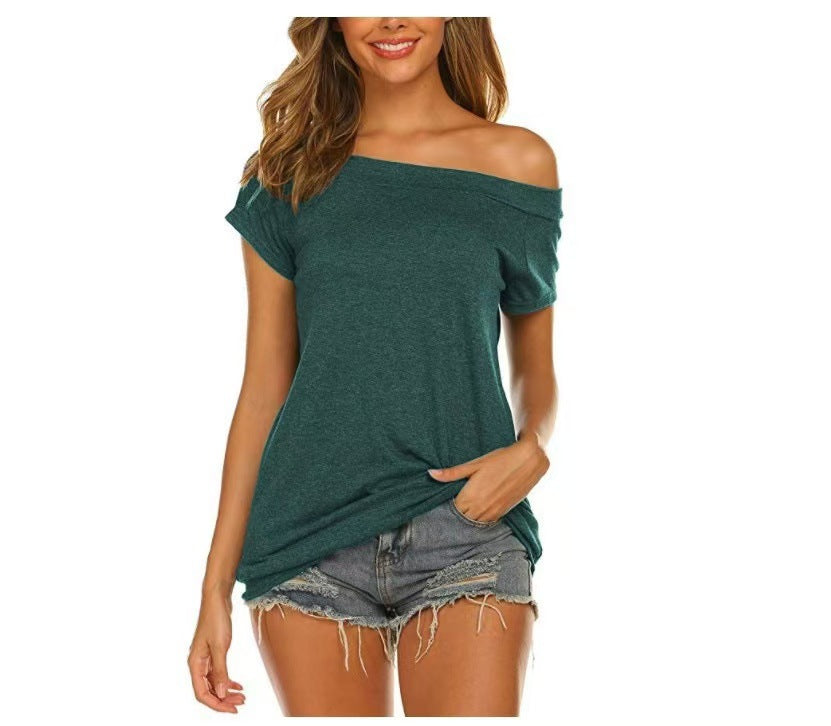 Belle| Off shoulder top mystiek en zacht.