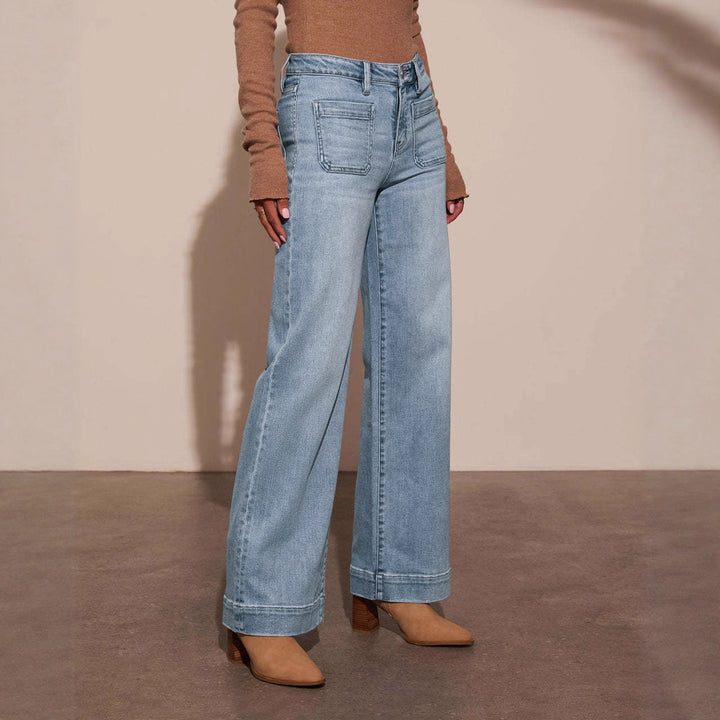 Milana | Wide Leg High Waist Jeans