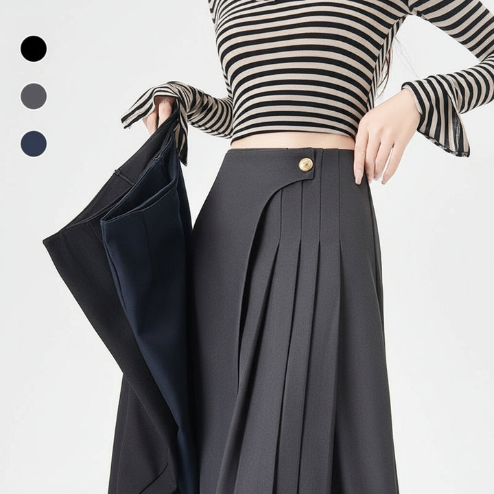 Noémie | Elegante Plissé Maxi-Rok