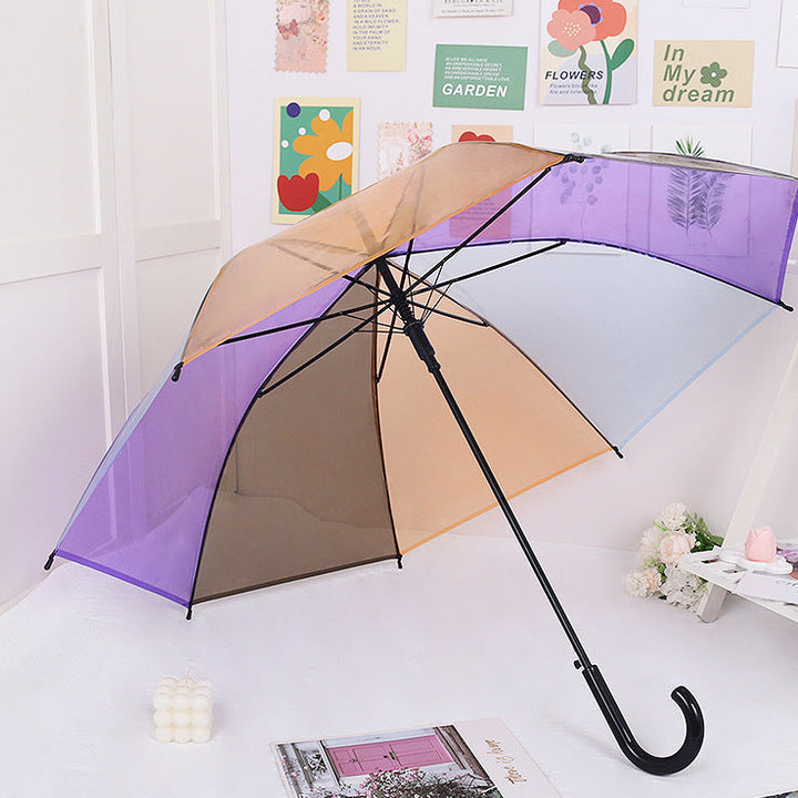 Drizzle & Shine| Paraplu met bladeren print