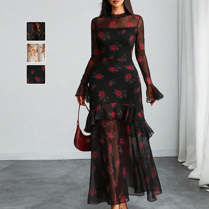 Isabelle | Avondjurk  Elegant, Bloemrijk & Betoverend