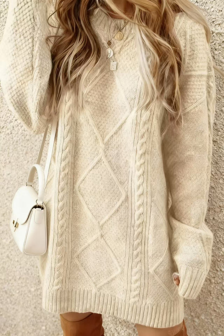 Élise | De Luxe Gebreide Jurk- trui