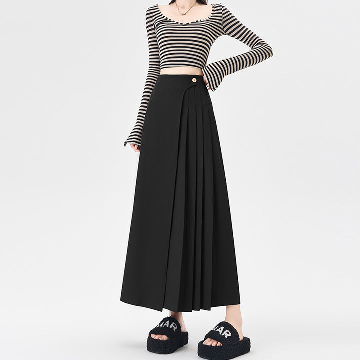 Noémie | Elegante Plissé Maxi-Rok