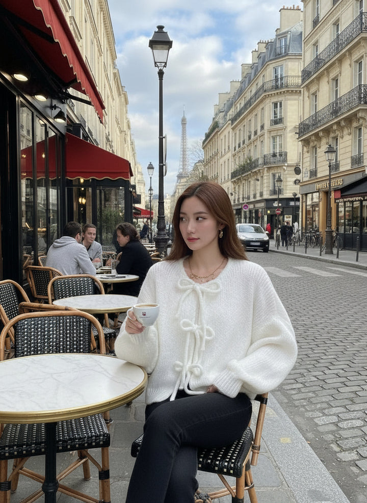 Fleur | Het Elegante Vest met Drie Strikken