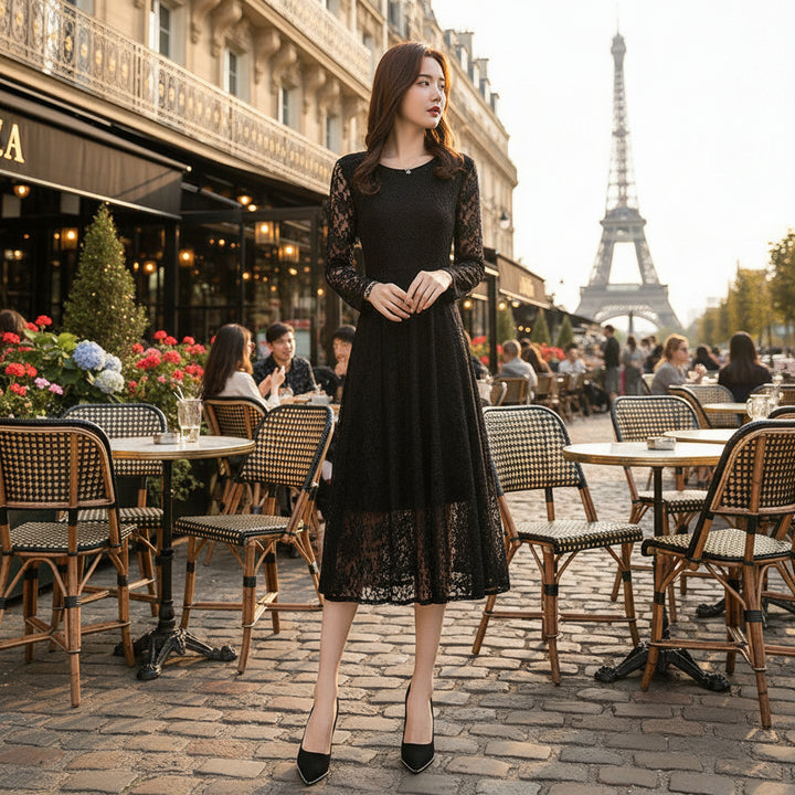 Claire | Elegante Galajurk met Kant