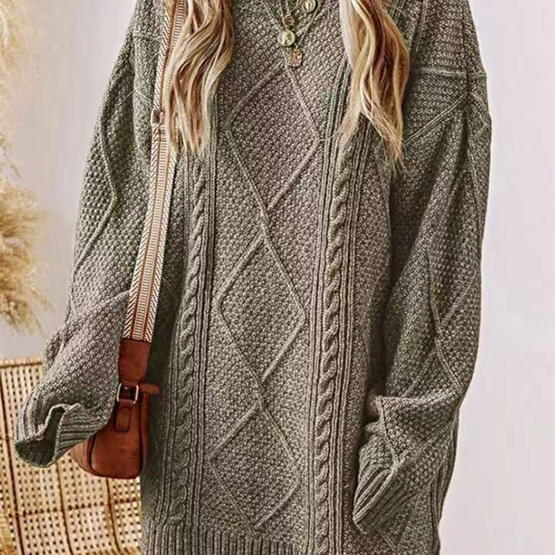 Élise | De Luxe Gebreide Jurk- trui