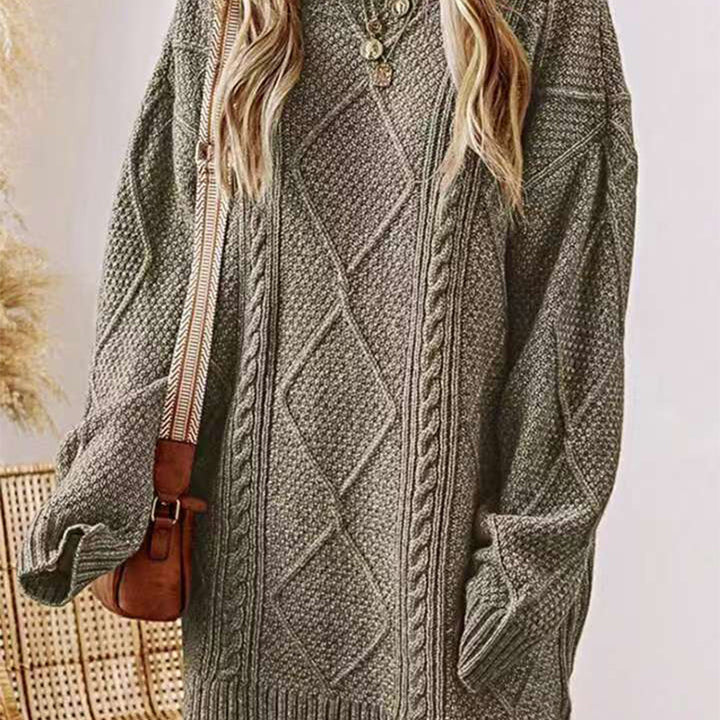 Élise | De Luxe Gebreide Jurk- trui