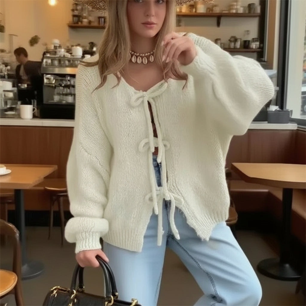 Fleur | Het Elegante Vest met Drie Strikken