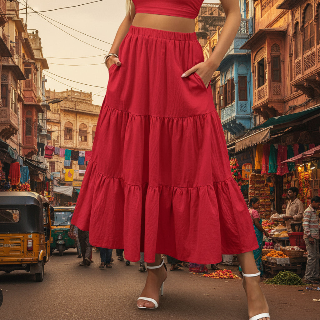 BoHoBloom Rok | Dans door de dag in elegante vrijheid.