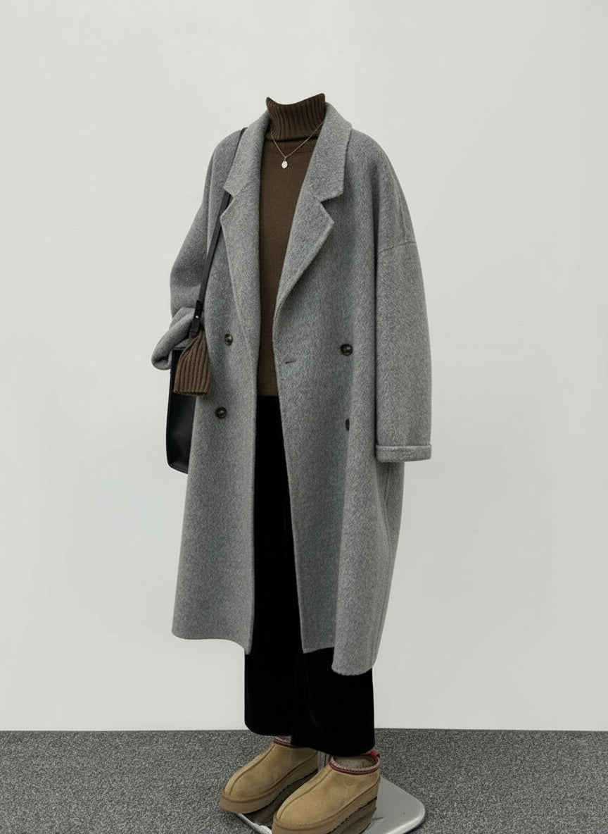 Odette | Luxe en Elegante Lange Jas