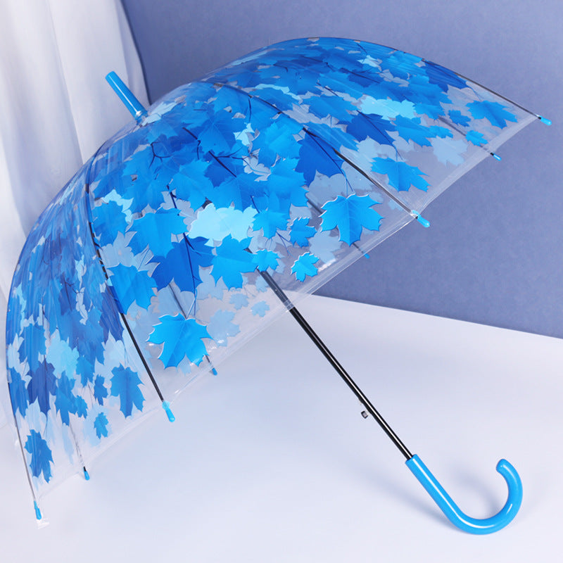 Drizzle & Shine| Paraplu met bladeren print