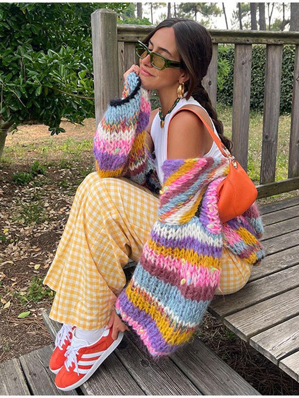 Léonie| kleurrijk, karaktervol vest